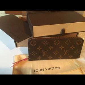 Louis Vuitton Hot Pink Clemence wallet